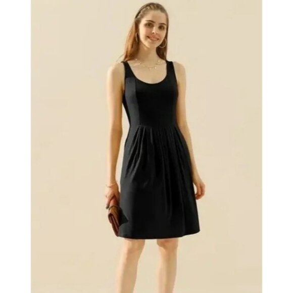 GAP Dresses & Skirts - Gap Sleeveless A-Line Scoop Neck Casual Skater Fit & Flare Mini Dress